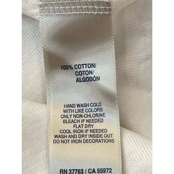 Rafaella Womens White 3/4 Sleeve Top With Gold Zipper Small - Picture 9 of 10